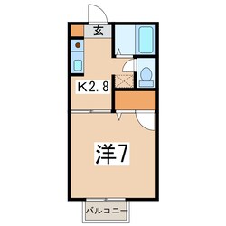 バリュージュ上町の物件間取画像